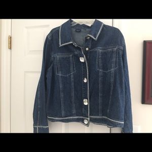 Denim jacket with bling